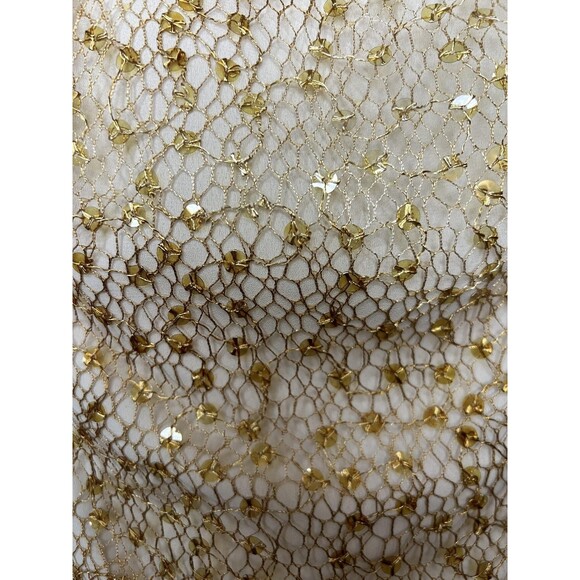 Cicci Sequin Crop Top Womens XL Spaghetti Strap Party Made In USA 1309 - Picture 3 of 9